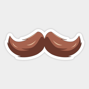 Mustache Sticker